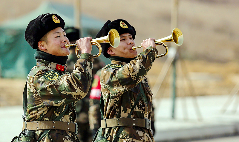 開訓(xùn)！武警甘肅省總隊拉開新年度軍事訓(xùn)練戰(zhàn)幕（組圖）