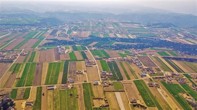 西峰區(qū)農田航拍