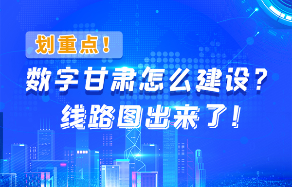 圖解|劃重點！數(shù)字甘肅怎么建設？線路圖出來了！