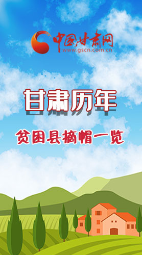 長(zhǎng)圖|75→0，一圖回顧甘肅貧困縣摘帽時(shí)間