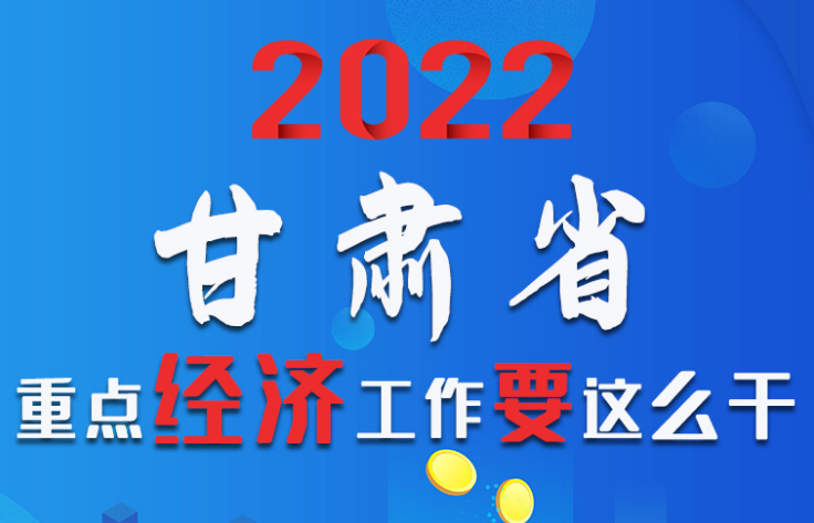 【甘快看·圖解】速覽！2022甘肅省重點經(jīng)濟工作要這么干！