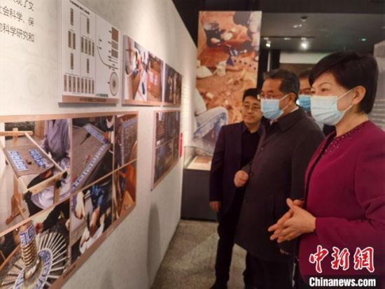 圖為展覽現(xiàn)場(chǎng)。　馮志軍 攝