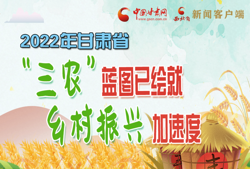 圖解丨2022年甘肅省“三農”藍圖已繪就 鄉(xiāng)村振興加速度