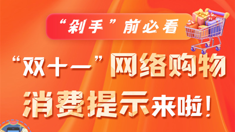 圖解|“剁手”前必看 “雙十一” 網(wǎng)絡(luò)購(gòu)物消費(fèi)提示來(lái)啦！