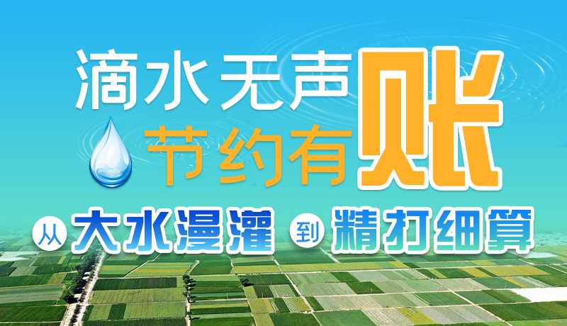 手繪|滴水無聲，節(jié)約有賬 ——從大水漫灌到“精打細(xì)算”