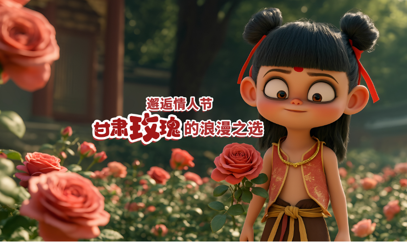 AI視頻 | 邂逅情人節(jié)，甘肅玫瑰的浪漫之選